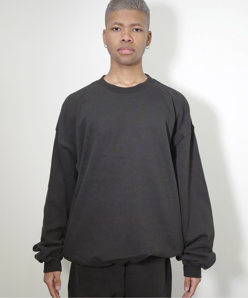 COMMON BASE（コモンベース）の「BLANK H SWEATSHIRT（スウェット・メンズ・ホワイト/ブラック/ヘザーグレー・MEDIUM/LARGE/X-LARGE/SMALL）」の16枚目の写真