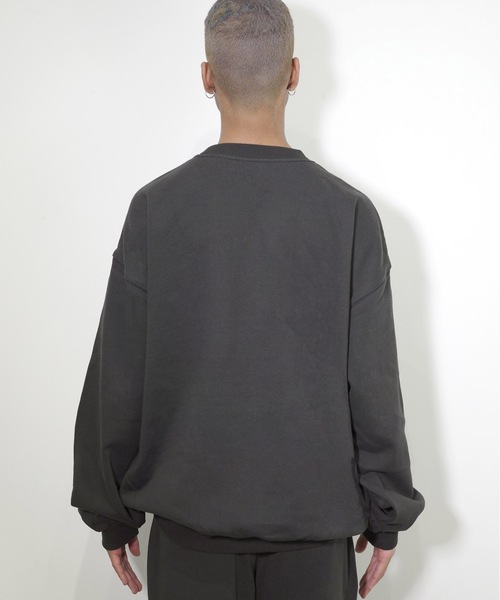 COMMON BASE（コモンベース）の「BLANK H SWEATSHIRT（スウェット・メンズ・ホワイト/ブラック/ヘザーグレー・MEDIUM/LARGE/X-LARGE/SMALL）」の17枚目の写真