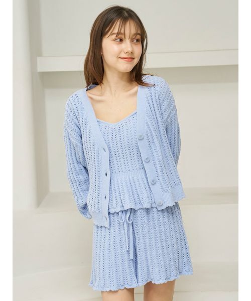 大人気!! gelato pique クロシェカップインタンクトップ クロシェカップインタンクトップ（Tシャツ/カットソー）｜gelato