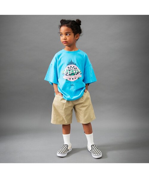 BREEZE（ブリーズ）の「【B NEW JACK】ワイドハーフパンツ_ジュニア対応（その他パンツ・キッズ・ベージュ/インディゴブルー/レッド・90/100/110/120/130/140/150/160）」の6枚目の写真