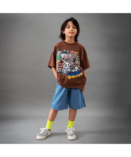 BREEZE（ブリーズ）の「【B NEW JACK】ワイドハーフパンツ_ジュニア対応（その他パンツ・キッズ・ベージュ/インディゴブルー/レッド・90/100/110/120/130/140/150/160）」の13枚目の写真