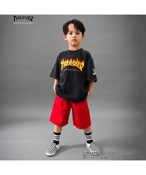 BREEZE（ブリーズ）の「【B NEW JACK】ワイドハーフパンツ_ジュニア対応（その他パンツ・キッズ・ベージュ/インディゴブルー/レッド・90/100/110/120/130/140/150/160）」の19枚目の写真