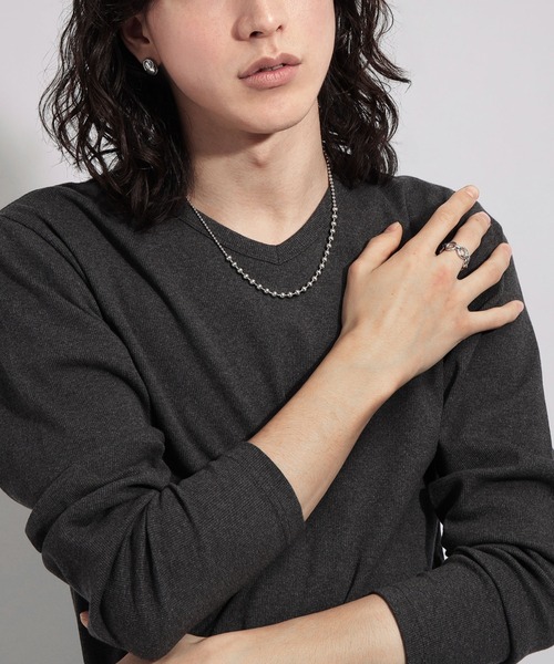 LAH（エルエーエイチ）の「ピアス  K18ポスト（ピアス（両耳用）・レディース・シルバー・ONE SIZE）」の5枚目の写真