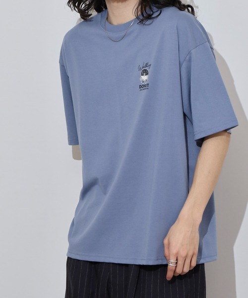 FUNALIVE(ファンアライブ)の「WALKING DONUT ワイド半袖Tシャツ(Tシャツ/カットソー・メンズ・ホワイト/ブラック/サックスブルー/ブラウン・L/LL/M)」の15枚目の写真