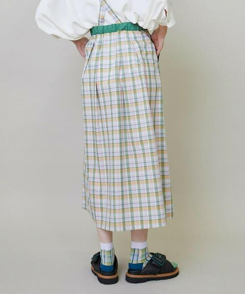 FRAPBOIS(フラボア)の「マドラスビュー スカート(スカート・レディース・ピンク系その他/パープル系その他・1)」の4枚目の写真