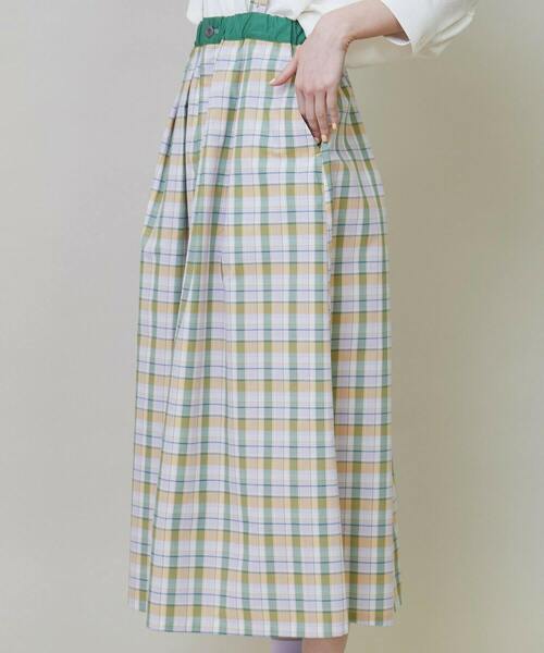 FRAPBOIS(フラボア)の「マドラスビュー スカート(スカート・レディース・ピンク系その他/パープル系その他・1)」の7枚目の写真