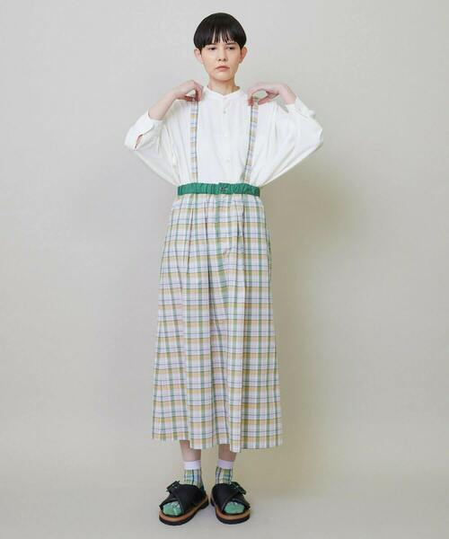 FRAPBOIS(フラボア)の「マドラスビュー スカート(スカート・レディース・ピンク系その他/パープル系その他・1)」の8枚目の写真