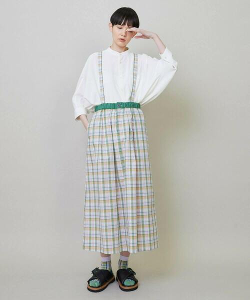 FRAPBOIS(フラボア)の「マドラスビュー スカート(スカート・レディース・ピンク系その他/パープル系その他・1)」の9枚目の写真