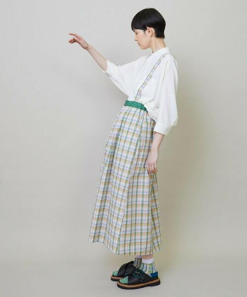 FRAPBOIS(フラボア)の「マドラスビュー スカート(スカート・レディース・ピンク系その他/パープル系その他・1)」の10枚目の写真