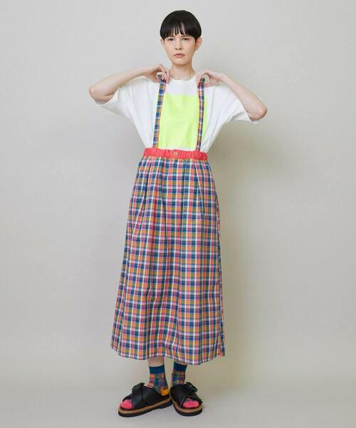 FRAPBOIS(フラボア)の「マドラスビュー スカート(スカート・レディース・ピンク系その他/パープル系その他・1)」の15枚目の写真