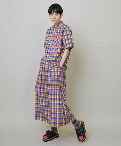 FRAPBOIS(フラボア)の「マドラスビュー スカート(スカート・レディース・ピンク系その他/パープル系その他・1)」の18枚目の写真