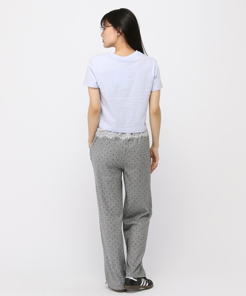 AMESWORLDWIDE(アメスワールドワイド)の「AMES WORLDWIDE /スモールロゴクロップT(Tシャツ/カットソー・レディース・ブルー/チャコール/ホワイト/レッド・FREE)」の7枚目の写真