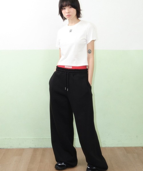 tシャツ AMES WORLDWIDE ／スモールロゴクロップT レディース セール】AMES WORLDWIDE ／スモールロゴクロップT（Tシャツ