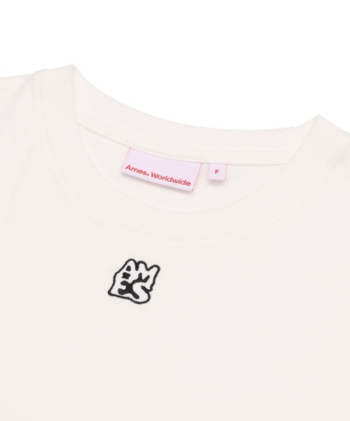 tシャツ AMES WORLDWIDE ／スモールロゴクロップT レディース セール】AMES WORLDWIDE ／スモールロゴクロップT（Tシャツ