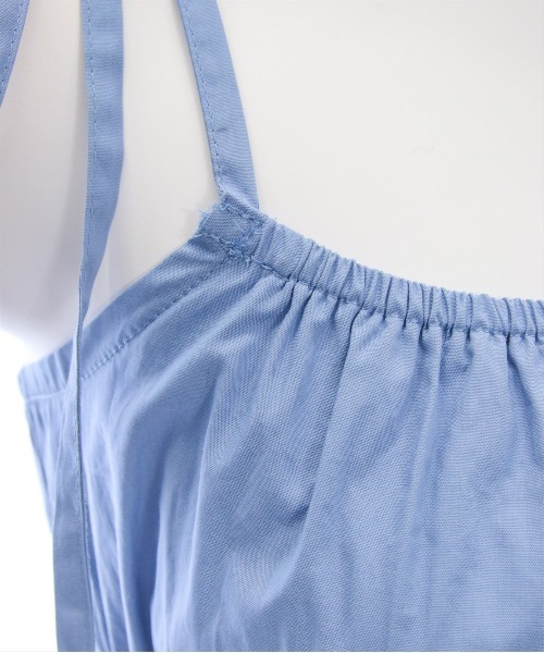clear（クリア）の「【低身長サイズ有】肩リボンキャミワンピース [着回し力抜群 ロング丈 大人]≪SS新作≫（ワンピース・レディース・ピンク/ブラック/ブルーグレー・F/XS）」の12枚目の写真