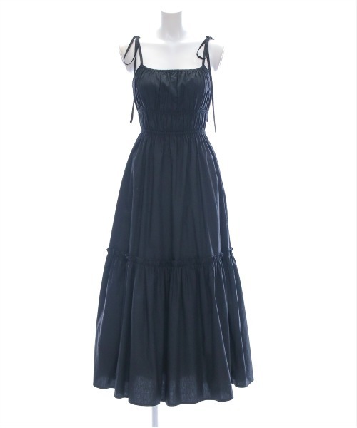 clear（クリア）の「【低身長サイズ有】肩リボンキャミワンピース [着回し力抜群 ロング丈 大人]≪SS新作≫（ワンピース・レディース・ピンク/ブラック/ブルーグレー・F/XS）」の15枚目の写真