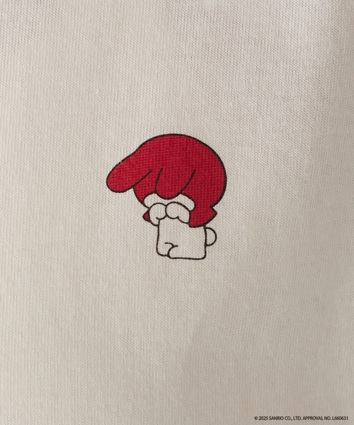 My Melody × forksy.】ワンポイントデザイン クルーネック 半袖