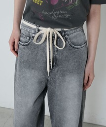 le ELMi | Shoelace belt loose denim pants / シューレースベルト ルーズデニムパンツ(デニムパンツ)