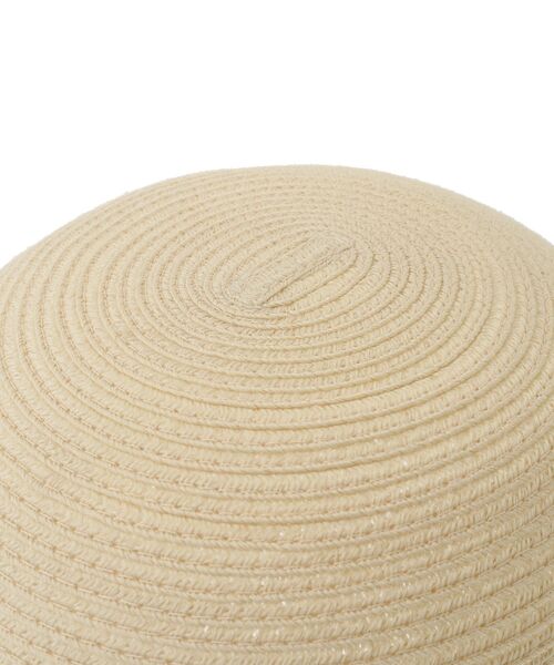 Maison de FLEUR（メゾンドフルール）の「リボンスリットパイピングハット（ハット・レディース・ブラック/ベージュ・FREE）」の13枚目の写真