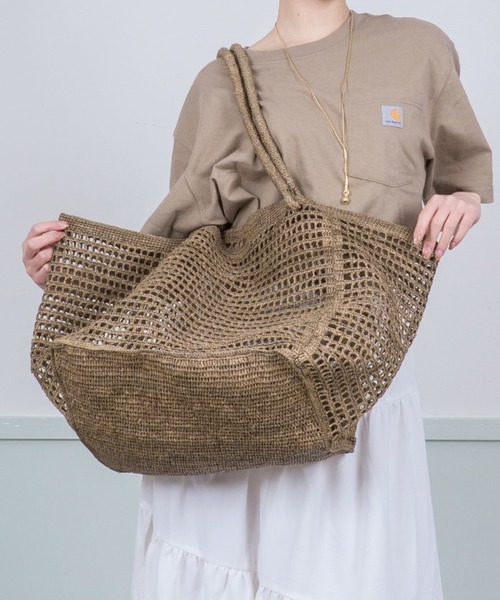 MADE IN MADA ラフィアトートバック Made in Mada｜ラフィアバッグ ALICE MM｜かごバッグ トート