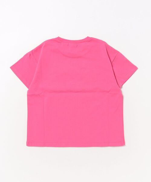 unica（ユニカ）の「NEKOペイントT（Tシャツ/カットソー・キッズ・ピンク/オフホワイト・XL/S/L）」の3枚目の写真