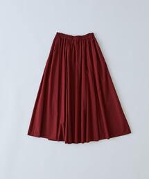 ◆コットンワッシャーフレアースカート