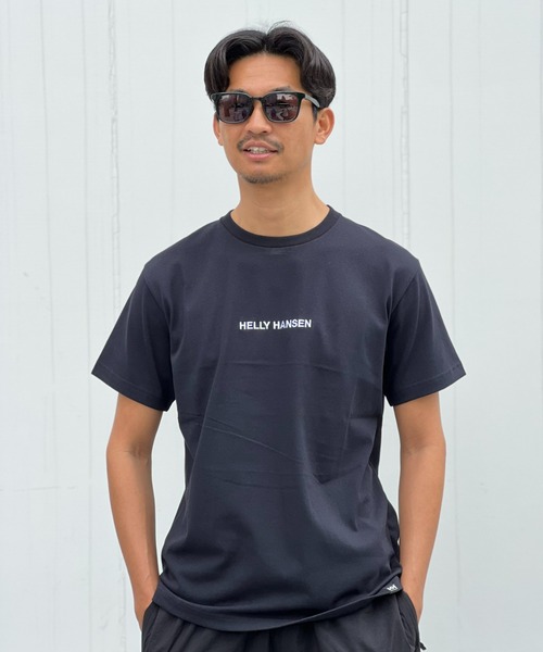 HELLY HANSEN(ヘリーハンセン)の「【HELLY HANSEN】ショートスリーブロゴティー(Tシャツ/カットソー・メンズ・ブラック/ホワイト・M/L/XL)」の1枚目の写真