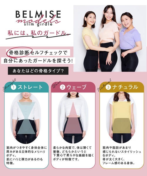 BELMISM 骨格ウェーブLLサイズ　2枚 BELMISM 骨格ウェーブLLサイズ2枚