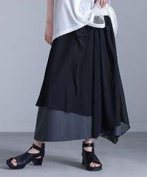 kOhAKU | 『シフォンレイヤードアシメスカート』(スカート)