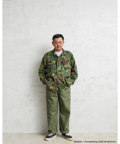 WAIPER.inc（ワイパーインク）の「米軍 1940's U.S.ARMY M-47 HBT ファティーグパンツ WAIPER.inc【WP1053】（その他パンツ・メンズ・ブラック/オリーブ・34/32/36/38/30）」の7枚目の写真