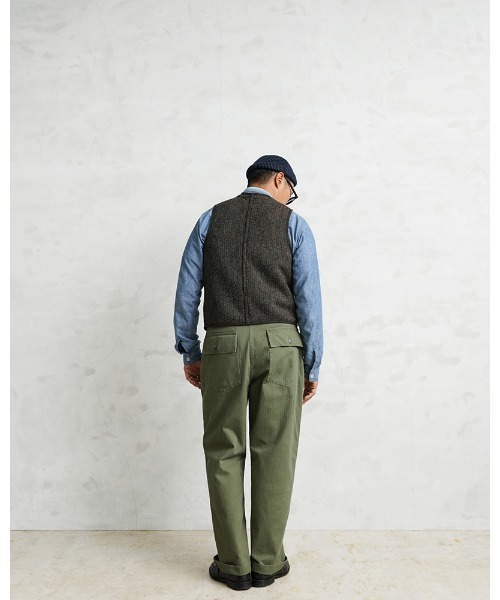 WAIPER.inc（ワイパーインク）の「米軍 1940's U.S.ARMY M-47 HBT ファティーグパンツ WAIPER.inc【WP1053】（その他パンツ・メンズ・ブラック/オリーブ・34/32/36/38/30）」の10枚目の写真
