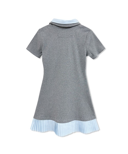 ANDGEEBEE（アンジービー）の「シャツドッキングポロミニワンピ（ワンピース・レディース・ネイビー/グレー・FREE）」の12枚目の写真