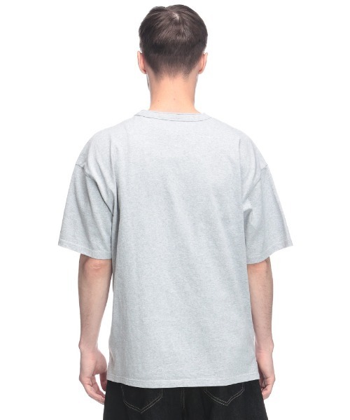 Goodwear(グッドウェア)の「Goodwear USAコットン ヘンリーネック 半袖 Tシャツ BIG TEE(Tシャツ/カットソー・メンズ・ネイビー/ホワイト/ブラック/グレー・M/L/LL)」の10枚目の写真
