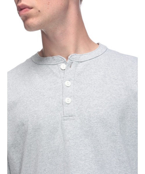 Goodwear(グッドウェア)の「Goodwear USAコットン ヘンリーネック 半袖 Tシャツ BIG TEE(Tシャツ/カットソー・メンズ・ネイビー/ホワイト/ブラック/グレー・M/L/LL)」の11枚目の写真