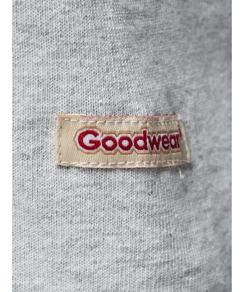 Goodwear(グッドウェア)の「Goodwear USAコットン ヘンリーネック 半袖 Tシャツ BIG TEE(Tシャツ/カットソー・メンズ・ネイビー/ホワイト/ブラック/グレー・M/L/LL)」の14枚目の写真