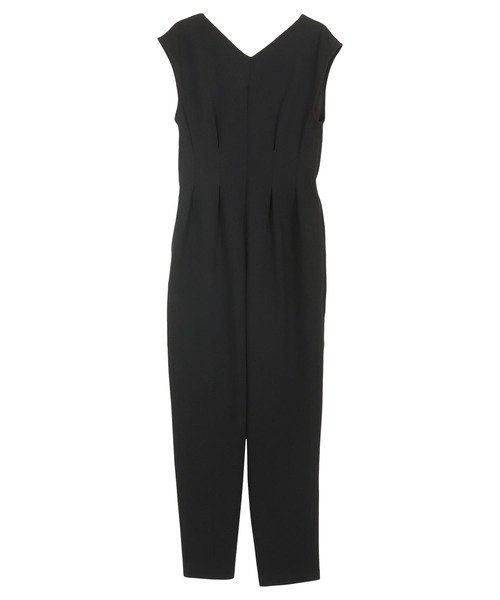 KOBE LETTUCE（コウベレタス）の「ウエストタックオールインワン（つなぎ/オールインワン・レディース・ピンク/ブラック/ネイビー・M/L/PM）」の6枚目の写真