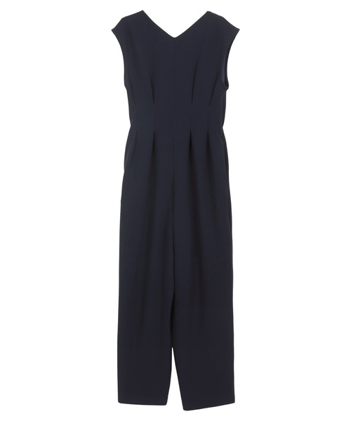 KOBE LETTUCE（コウベレタス）の「ウエストタックオールインワン（つなぎ/オールインワン・レディース・ピンク/ブラック/ネイビー・M/L/PM）」の5枚目の写真