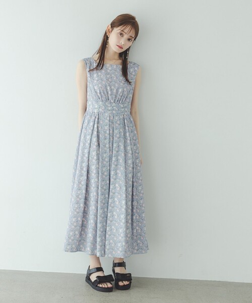 TOCCA（トッカ）の「TULIP BABYS ドレス（ワンピース・レディース・スカイブルー系5/ブラック系5・6/4/2/0）」の14枚目の写真