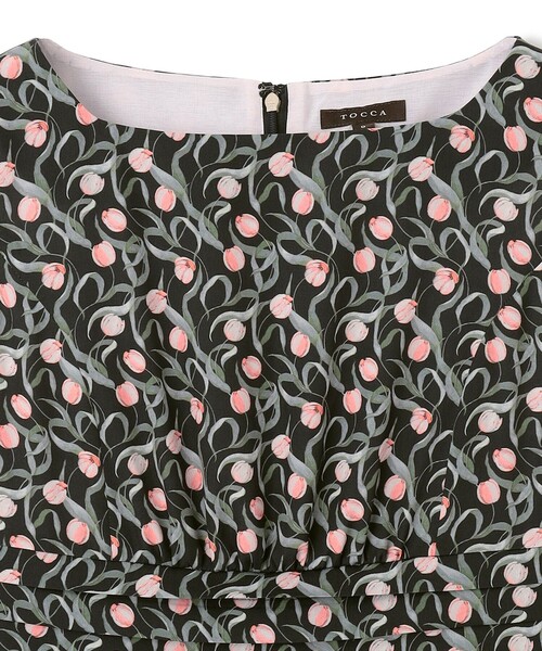 TOCCA（トッカ）の「TULIP BABYS ドレス（ワンピース・レディース・スカイブルー系5/ブラック系5・6/4/2/0）」の6枚目の写真
