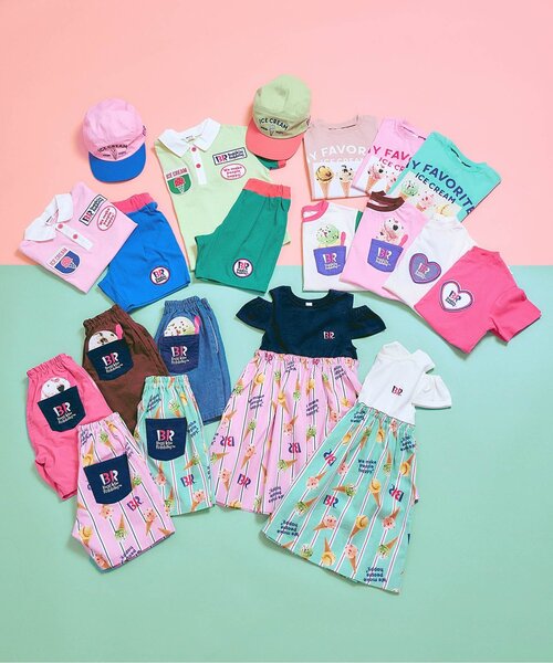 apres les cours（アプレレクール）の「サーティワン ロゴ刺繍キャップ（キャップ・キッズ・ミント/ピンク・50/54/58）」の9枚目の写真