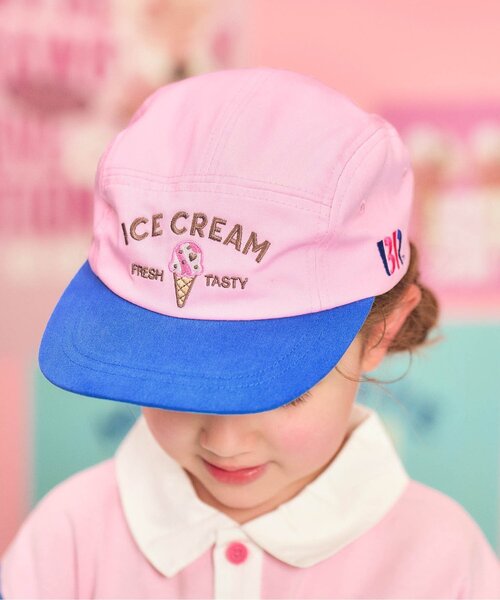apres les cours（アプレレクール）の「サーティワン ロゴ刺繍キャップ（キャップ・キッズ・ミント/ピンク・50/54/58）」の11枚目の写真