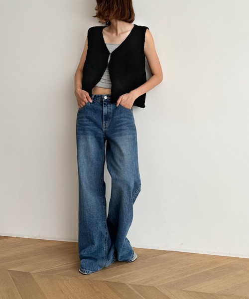 CANAL JEAN MA-1ベスト CANAL JEAN（キャナルジーン）の「【Via.J】ニットベスト