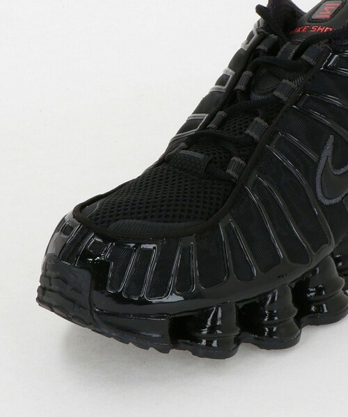 Nike Shox TL スニーカー NIKE W SHOX TL BLACK/BLACK-MTLC HEMATITE-MAX ORANGE（ナイキ