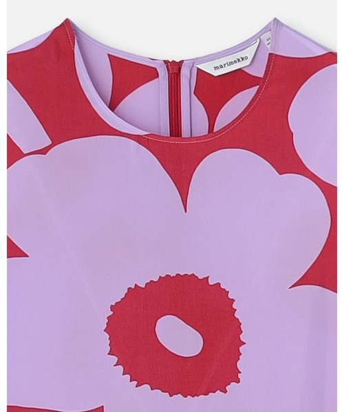 マリメッコ　ワンピース　marimekko シンプル　無地　バイカラー　赤　紺 楽天市場】marimekko（ブランドマリメッコ）（ワンピース