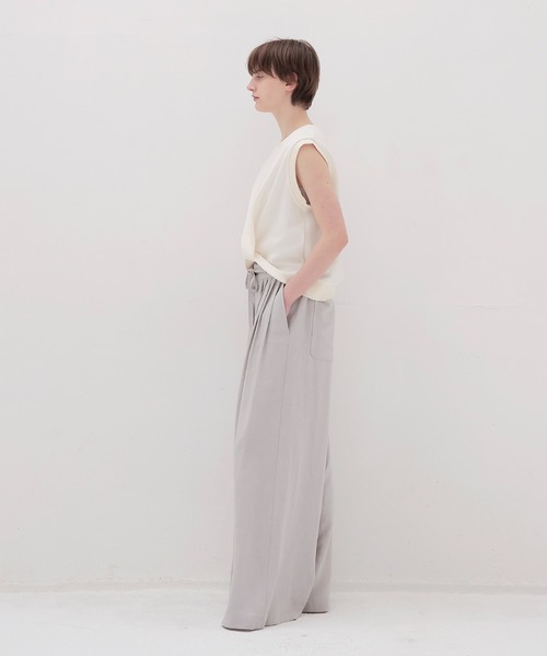 DRESSLAVE(ドレスレイブ)の「vis/li pleats tuck wide pants(プリーツタックワイドパンツ)(その他パンツ・レディース・グレー/ブラウン・36/38)」の8枚目の写真