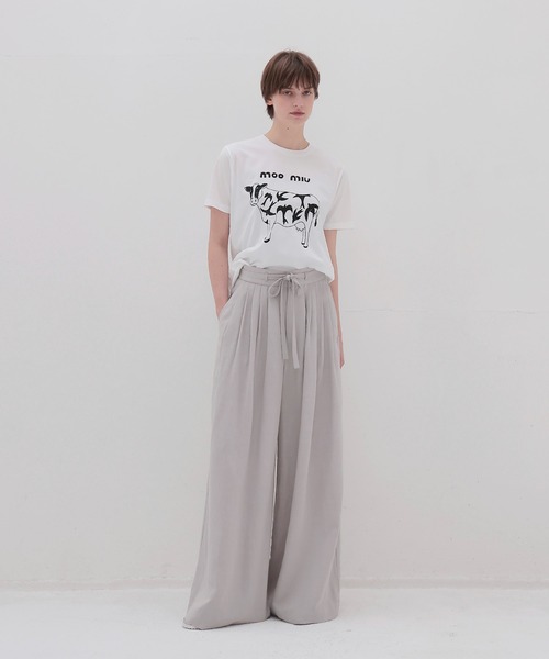 DRESSLAVE(ドレスレイブ)の「vis/li pleats tuck wide pants(プリーツタックワイドパンツ)(その他パンツ・レディース・グレー/ブラウン・36/38)」の10枚目の写真