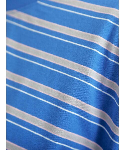 SM2（エスエムツー）の「マルチボーダーTシャツ（Tシャツ/カットソー・レディース・ブラック/オフホワイト/グリーン/ブルー・F）」の20枚目の写真