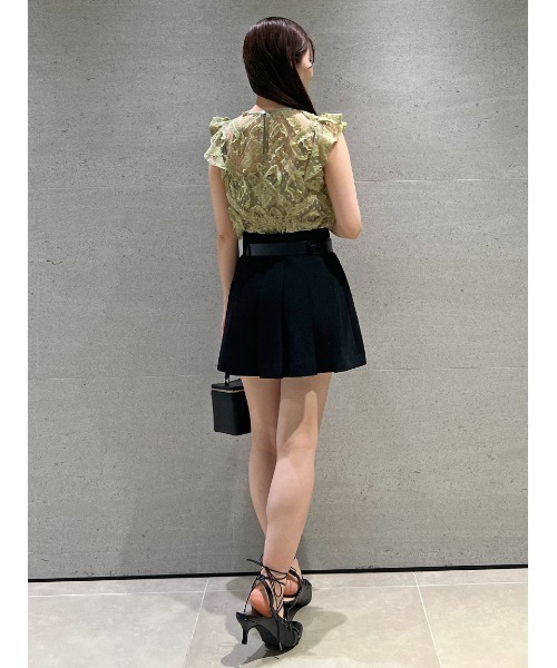 tシャツ レースフリルプルオーバー レディース レースフリルプルオーバー（Tシャツ/カットソー）｜SNIDEL