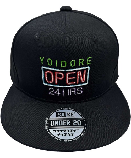 JACKROSE(ジャックローズ)の「YOIDORE ベースボールCAP(キャップ・メンズ・ブラック/ブラック系2・FREE)」の6枚目の写真
