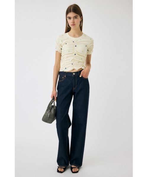 MOUSSY(マウジー)の「【WEB限定】FLORAL RANDOM GATHER Tシャツ(Tシャツ/カットソー・レディース・ホワイト/ブラック・FREE)」の12枚目の写真